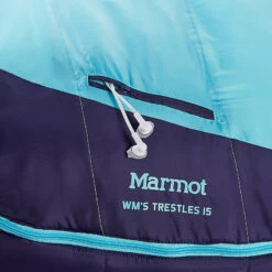 Marmot Trestles 15°F/-9°C Synthetic Sleeping Bag - Women's|-|Sac De Couchage Synthétique Trestles 15°F/-9°C - Femme -Marmot MAR 23610 7EFrench 20Blue 20 20Harbor 20Blue 7EClose