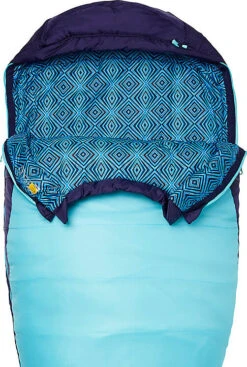 Marmot Trestles 15°F/-9°C Synthetic Sleeping Bag - Women's|-|Sac De Couchage Synthétique Trestles 15°F/-9°C - Femme -Marmot MAR 23610 7EFrench 20Blue 20 20Harbor 20Blue 7EOpen 20Detail
