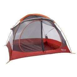 Marmot Midpines 4 Person Tent|-|Tente Midpines 4 Personnes -Marmot MAR 29500 7EOrange 20Spice 20 20Arona 7EHalf 20Open