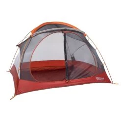 Marmot Midpines 4 Person Tent|-|Tente Midpines 4 Personnes -Marmot MAR 29500 7EOrange 20Spice 20 20Arona 7EOpen 20Half d85b0ca8 e6b7 4046 b15b 53f295255e58