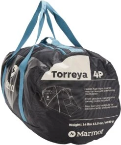 Marmot Torreya 4-Person Tent|-|Tente Torreya 4 Personnes -Marmot MAR 32500 7E 7ESide3 20Picante 20 20Cascade 20Blue