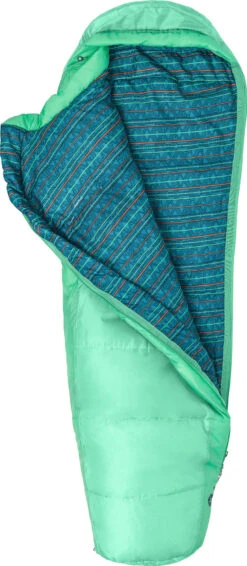 Marmot Trestles 30F/-1°C Synthetic Sleeping Bag - Kids|-|Sac De Couchage Trestles 30F/-1°C Synthétique - Enfant -Marmot MAR 38470 7EPond 20Green 20 20Double 20Mint 7Ehalfopen