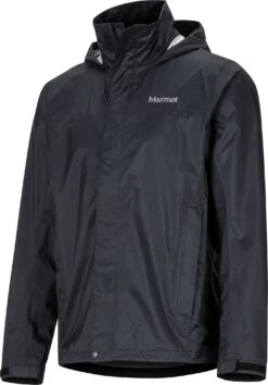 Marmot PreCip Eco Jacket - Men's|-|Manteau Léger PreCip Eco - Homme -Marmot MAR 41500 7EBlack 7Eside 99074d81 cc0d 4d87 8ad3 c4e39b700a50