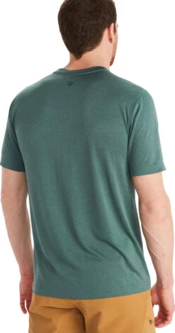 Marmot Conveyor Short Sleeve T-Shirt - Men's|-|T-shirt à Manches Courtes Conveyor - Homme -Marmot MAR 41790 7E 7EBack 20Botanical 20Garden 20Heather