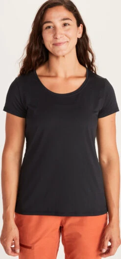 Marmot All Around Short Sleeve Tee - Women's|-|T-shirt à Manches Courtes All Around - Femme -Marmot MAR 46450 7E 7EFront 20Black