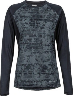Marmot Crystal LS Shirt - Women's|-|Chandail à Manches Longues Crystal - Femme -Marmot MAR 49630 7EBlack 20 20Mind 20Game