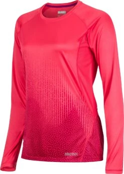 Marmot Crystal LS Shirt - Women's|-|Chandail à Manches Longues Crystal - Femme -Marmot MAR 49630 7EHibiscus 20Fountain