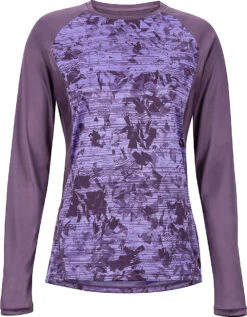Marmot Crystal LS Shirt - Women's|-|Chandail à Manches Longues Crystal - Femme -Marmot MAR 49630 7EVintage 20Violet 20 20Mind 20Game