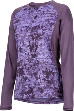 Marmot Crystal LS Shirt - Women's|-|Chandail à Manches Longues Crystal - Femme -Marmot MAR 49630 7E 7Eside 20Vintage 20Violet 20 20Mind 20Game