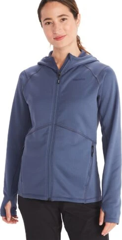 Marmot Olden Polartec Hoody - Women's|-|Manteau à Capuchon Olden Polartec - Femme -Marmot mar 13290 storm f51cad8f e5ef 4e5e ad55 5d4142ac46f2