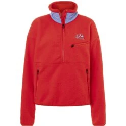 Marmot 94 E.C.O. Recycled Fleece Pullover Women - Victory Red/getaway Blue -Marmot marmot 94 e 1402258