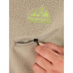 Marmot 94 E.C.O. Recycled Fleece Pullover - Vetiver/kiwi -Marmot marmot 94 eco recycled fleece pullover vetiver kiwi 4 1426616
