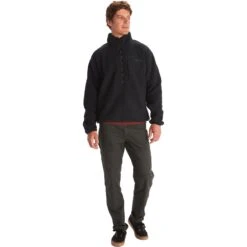 Marmot Aros Fleece 1/2 Zip - Black -Marmot marmot aros fleece 1 2 zip black 5 1531806