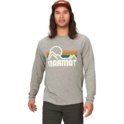 Marmot Coastal Longsleeve Tee - Charcoal Heather