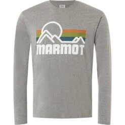Marmot Coastal Longsleeve Tee - Charcoal Heather -Marmot marmot coastal long sleeve tee charcoal heather 4 1531942