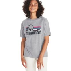 Marmot Coastal Tee Women - Grey Heather