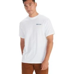 Marmot Dot Short Sleeve Tee - White