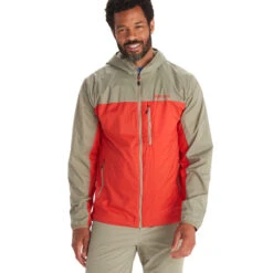 Marmot Ether DriClime Hoody Jacket - Vetiver/victory Red