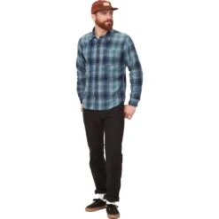 Marmot Fairfax Novelty Light Weight Flannel Shirt - Arctic Navy -Marmot marmot fairfax novelty light weight flannel shirt arctic navy 3 1532190