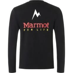 Marmot For Life Heavy Tee Long Sleeve - Black -Marmot marmot for life long sleeve tee black 4 1532900