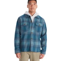 Marmot Incline Heavy Flannel Long Sleeve Shirt - Moon River
