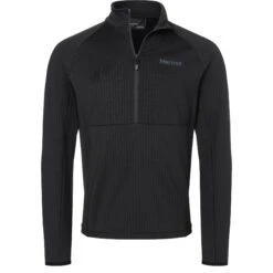 Marmot Leconte Fleece 1/2 Zip Pullover - Black