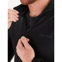 Marmot Leconte Fleece 1/2 Zip Pullover - Black -Marmot marmot leconte fleece 1 2 zip pullover black 4 1168783