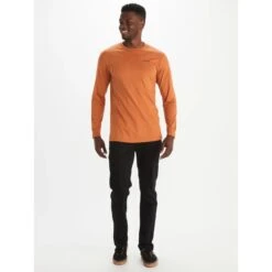 Marmot Mountain Tee LS - Copper -Marmot marmot mountain tee ls copper 1 1335823