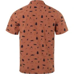 Marmot Muir Camp Novelty Short Sleeve Shirt - Auburn/arctic Navy -Marmot marmot muir camp novelty short sleeve shirt auburn arctic navy 1 1403846