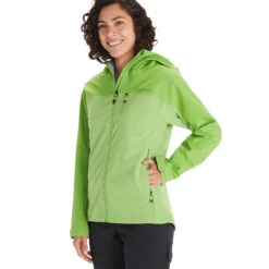 Marmot ROM GORE TEX Infinium Hooded Jacket Women - Kiwi