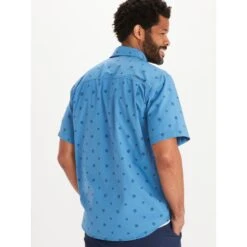 Marmot Sugar Pine Short Sleeve Shirt - Varsity Blue Sunburst -Marmot marmot sugar pine short sleeve shirt varsity blue sunburst 4 1172420