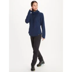Marmot Women Annie LS Pullover - Arctic Navy -Marmot marmot women annie ls pullover arctic navy 4 1292945