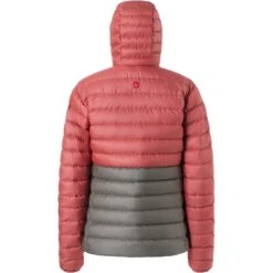 Marmot Women's Highlander Hoody Down Jacket - Grapefruit/vetiver -Marmot marmot women highlander hooded jacket grapefruit vetiver 5 1534720