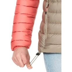 Marmot Women's Highlander Hoody Down Jacket - Grapefruit/vetiver -Marmot marmot women highlander hooded jacket grapefruit vetiver 6 1534721
