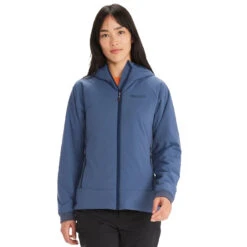 Marmot Women's Novus LT Hybrid Hooded Jacket - Storm