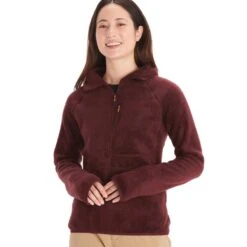Marmot Women Orsa Polartec Wool Hoody - Port Royal