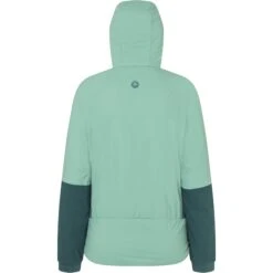 Marmot Women's Novus LT Hybrid Hooded Jacket - Blue Agave/dark Jungle -Marmot marmot women s novus lt hybrid hooded jacket blue agave dark jungle 5 1537559