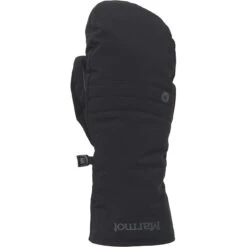 Marmot Womens Moraine Mittens - Black