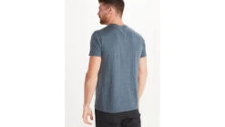 Marmot Coastal Tee Short Sleeve - Men's -Marmot opplanet marmot coastal tee short sleeve mens navy heather 2xl m12561 8550 xxl av 1