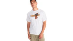Marmot Leaning Marty Short Sleeve Tee - Mens -Marmot opplanet marmot leaning marty short sleeve tee mens white small m14130 080 s main