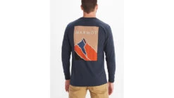 Marmot Mountain Tee Long Sleeve - Men's -Marmot opplanet marmot mountain tee long sleeve mens arctic navy 2xl m13268 2975 xxl av 1