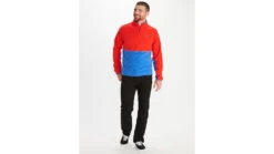Marmot Rocklin 1/2 Zip - Men's -Marmot opplanet marmot rocklin 1 2 zip mens victory red trail blue small m12650 21750 s av 2